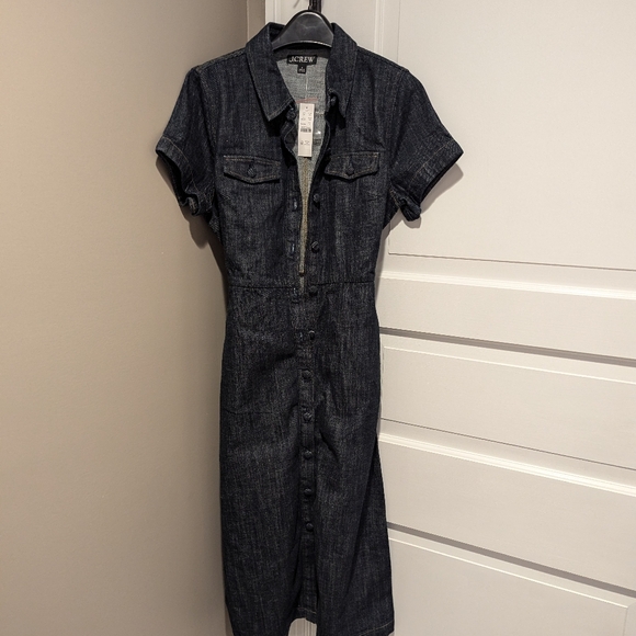 Jcrew Denim Dress - never worn! Tags on - Picture 3 of 4